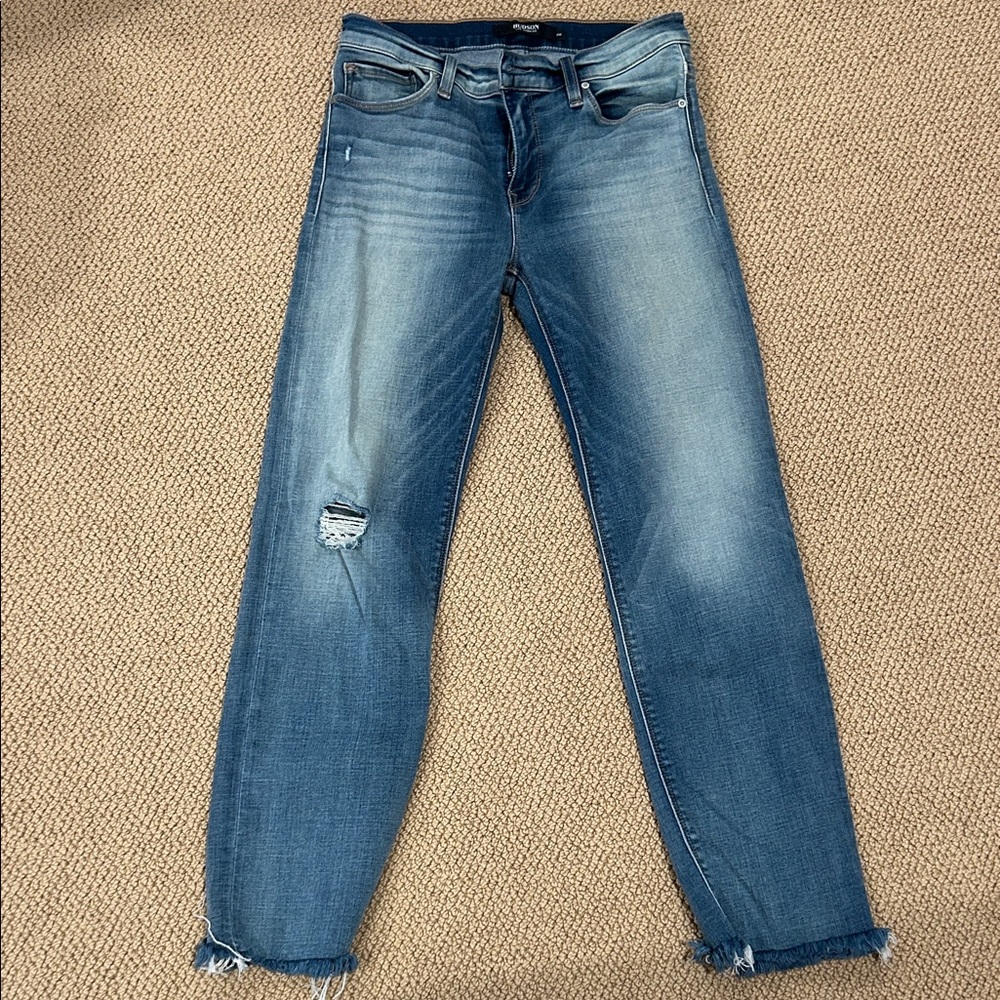 Hudson Jeans Blue Cropped Denim